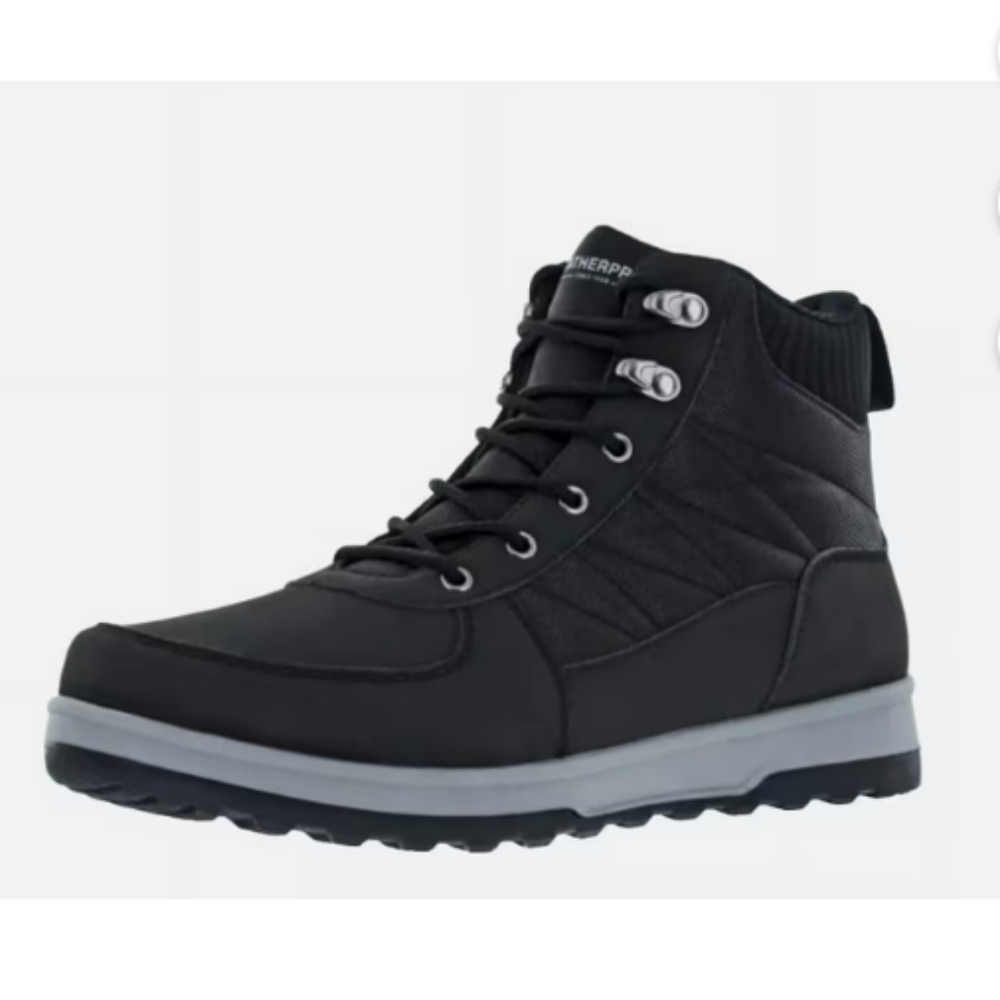 Weatherproof Men's Black Hiking Boots
